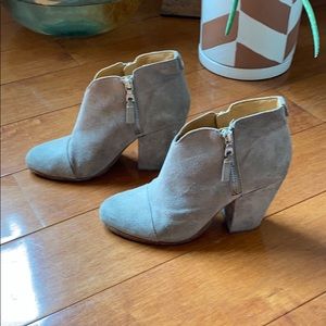 Rag & Bone tan suede booties
